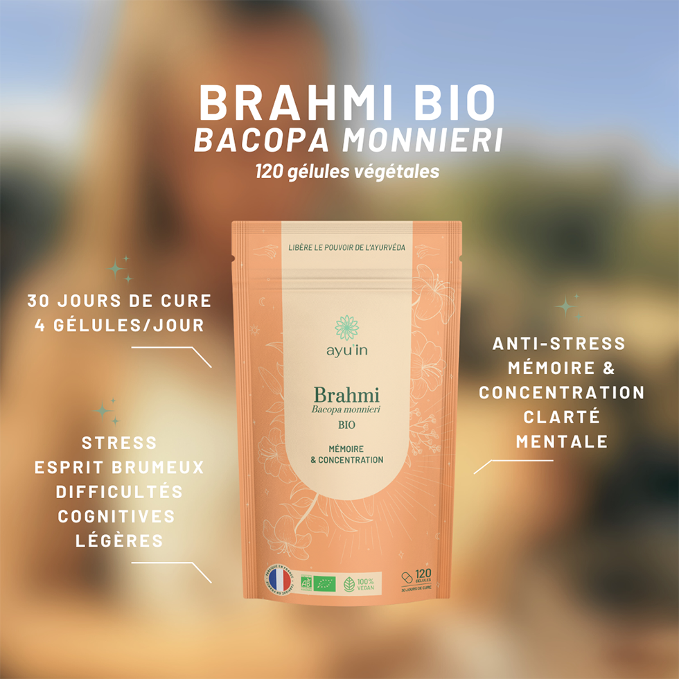 Brahmi Bio – 120 Gélules